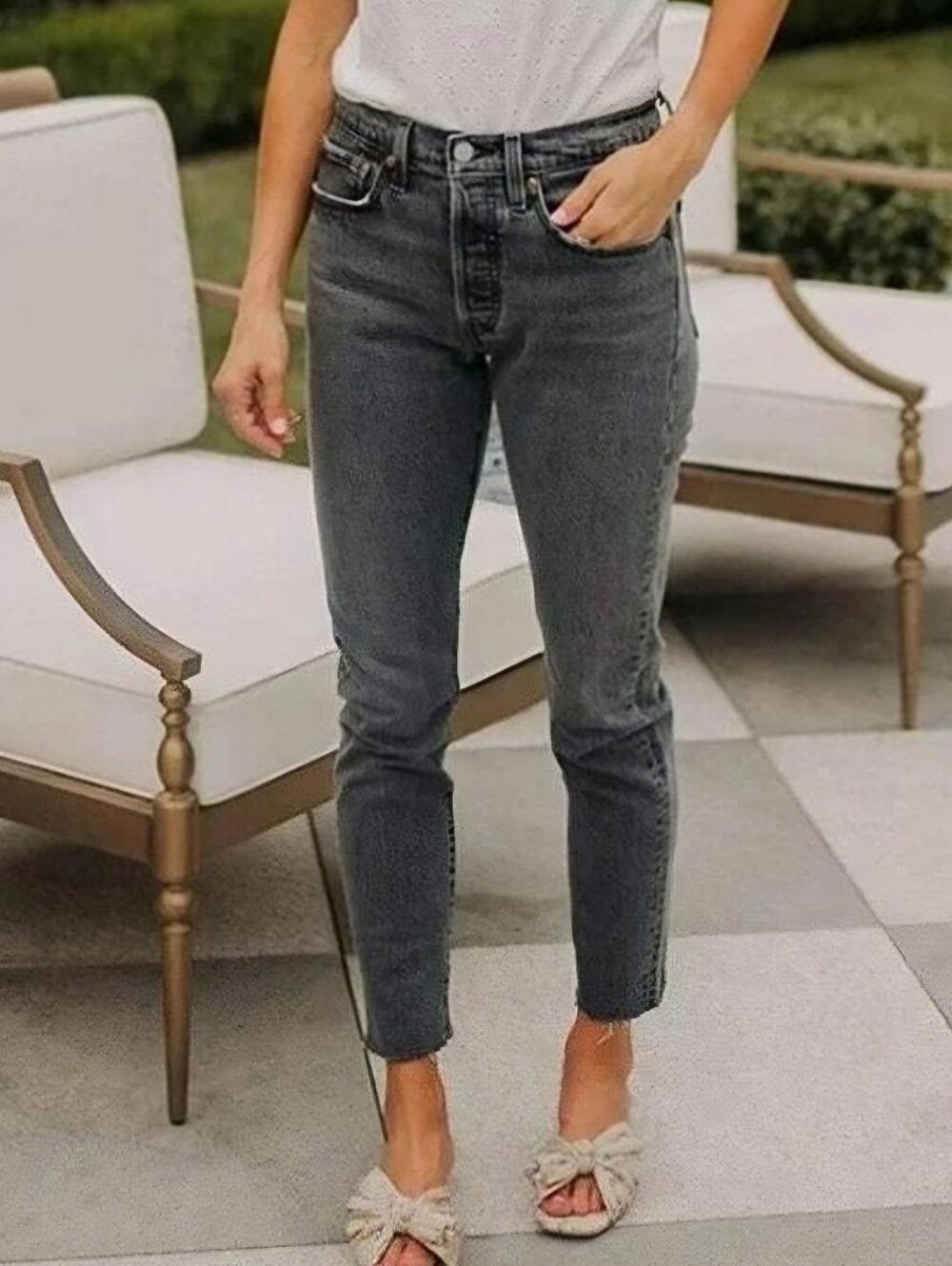 Levi's 501 Black Wash Skinny Jeans